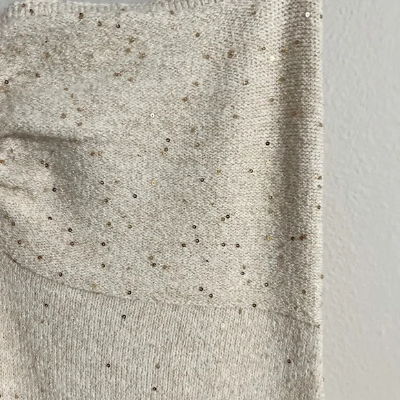 Wild Fable Tube midi dress. Ivory with metallic shine. Size Large - Picture 4 of 9